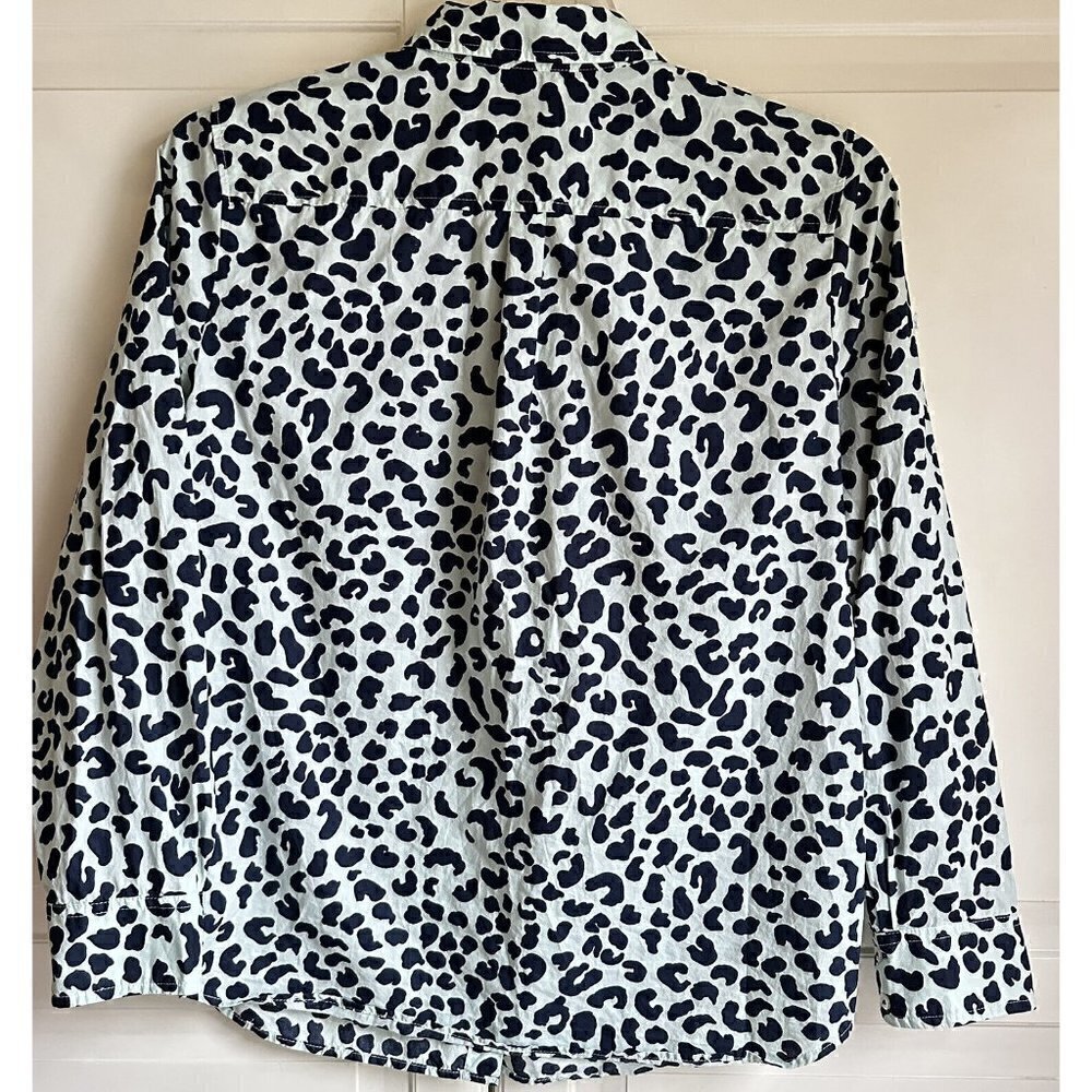 Talbots Women’s Large Leopard Print Button Front … - image 2